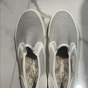 Striped Slip-On Sneakers